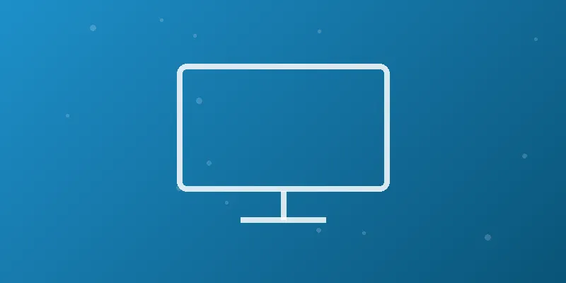 Stilisierter Bildschirm als Symbol für Webdesign bei medienplus