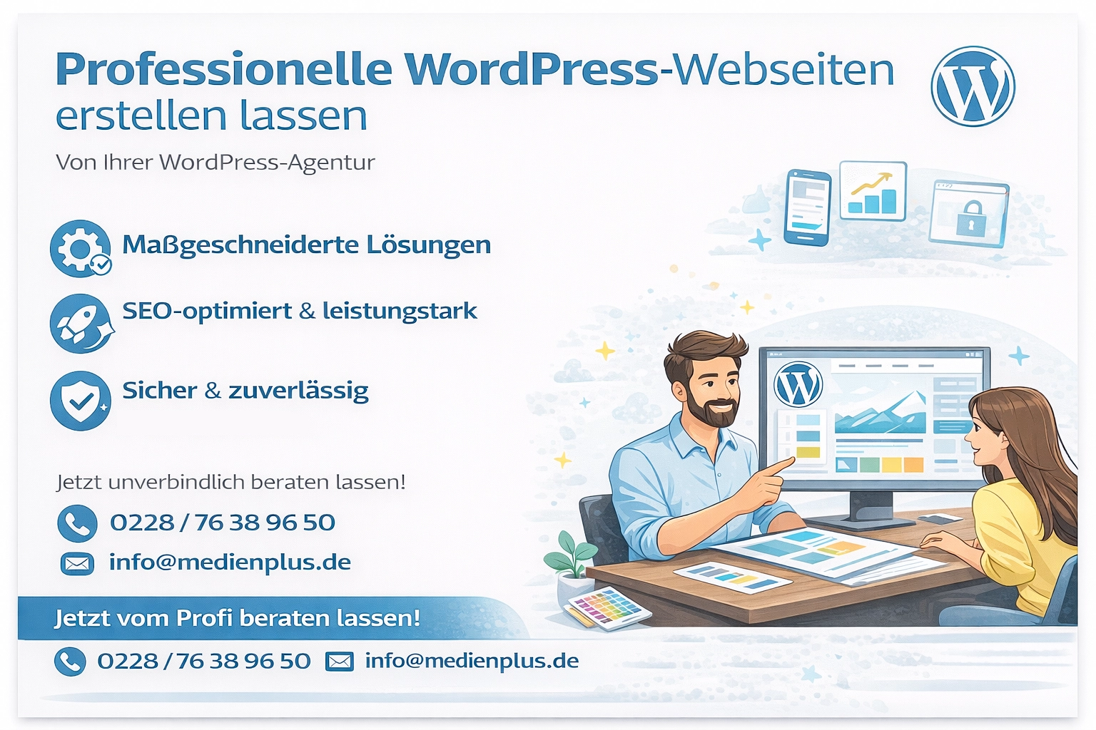 WordPress Agentur Bonn – medienplus GmbH